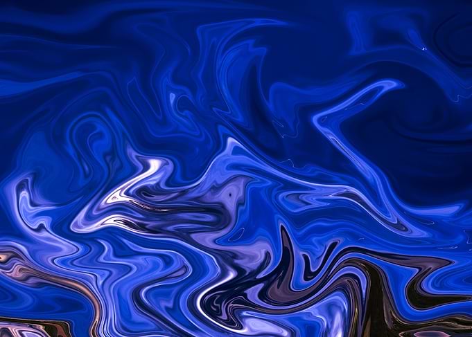 Abstract Marble Painting