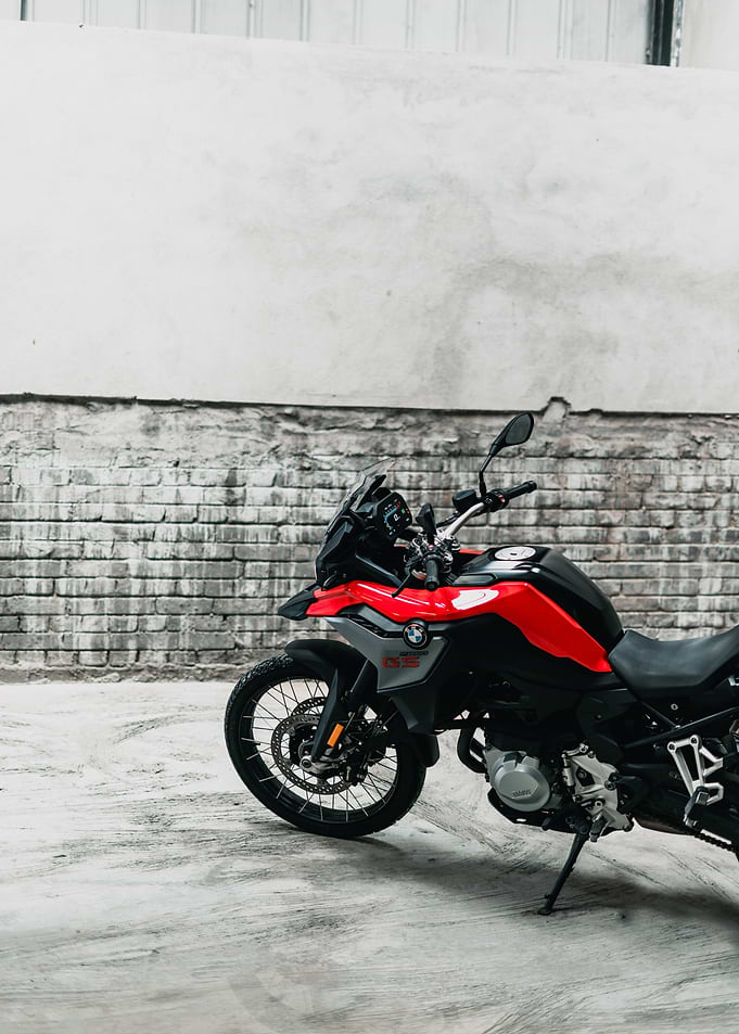 motorcycle wall near