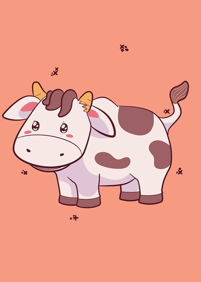 Kawaii Cow
