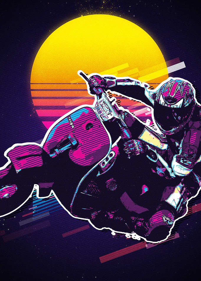 SCOOTER IN RACE
