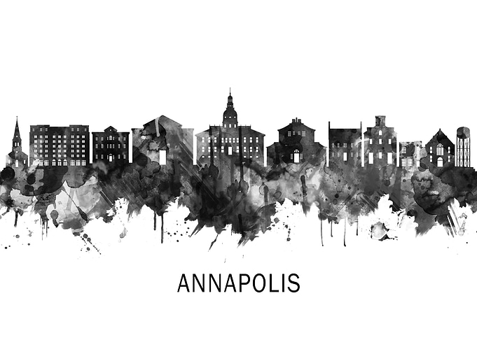 Annapolis Maryland Skyline