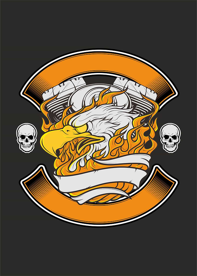 Motorcycle Eagle American