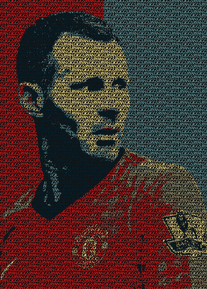 Ryan Giggs Text Art