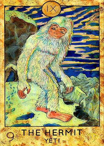The Hermit Tarot Card