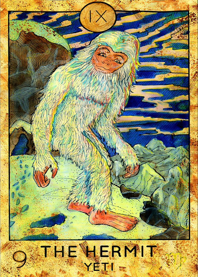 The Hermit Tarot Card