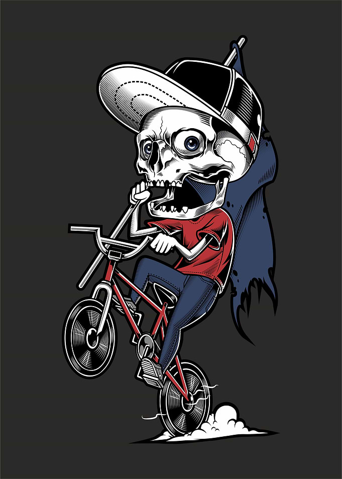 the skull of a young man r