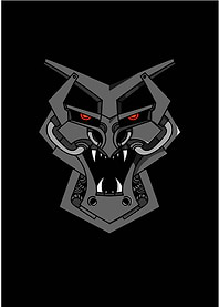 gray devil robot