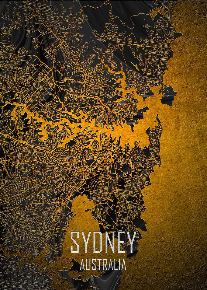 Sydney Marble Black Gold