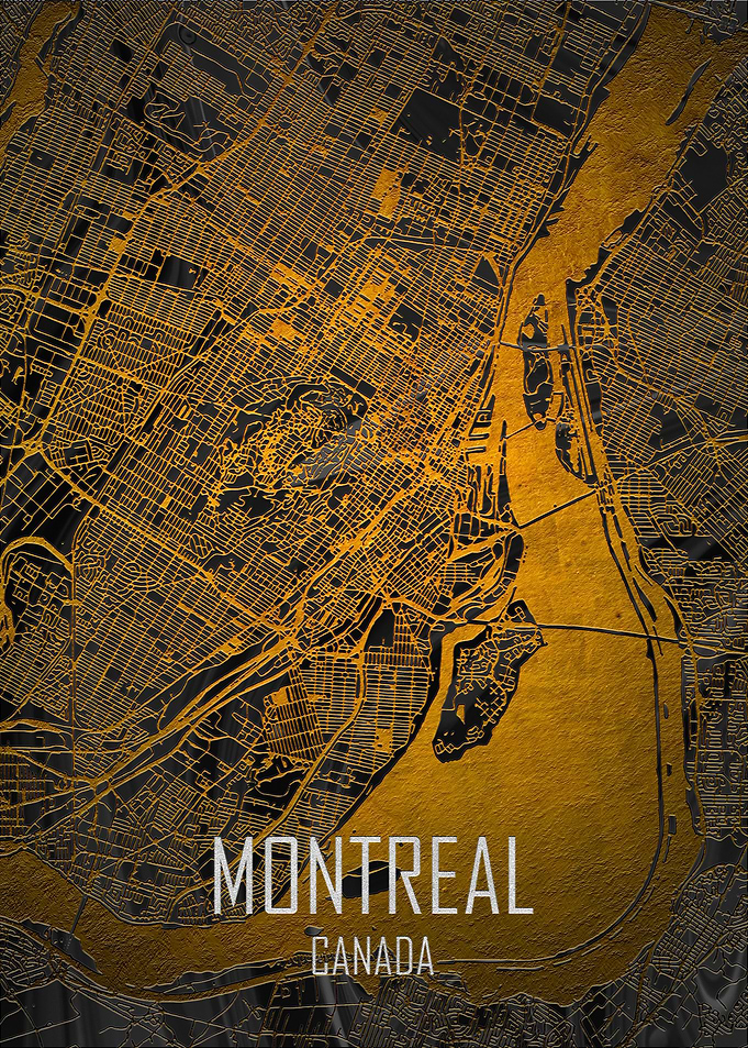 Montreal Marble Black Gold