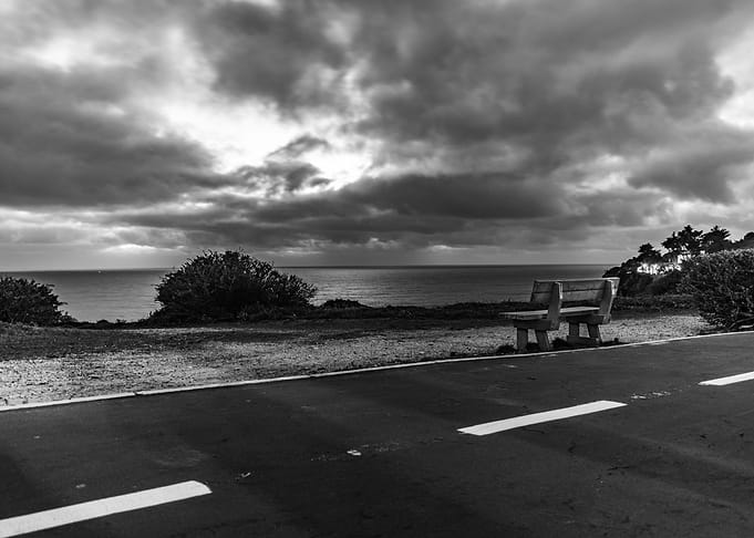 the lonely bench