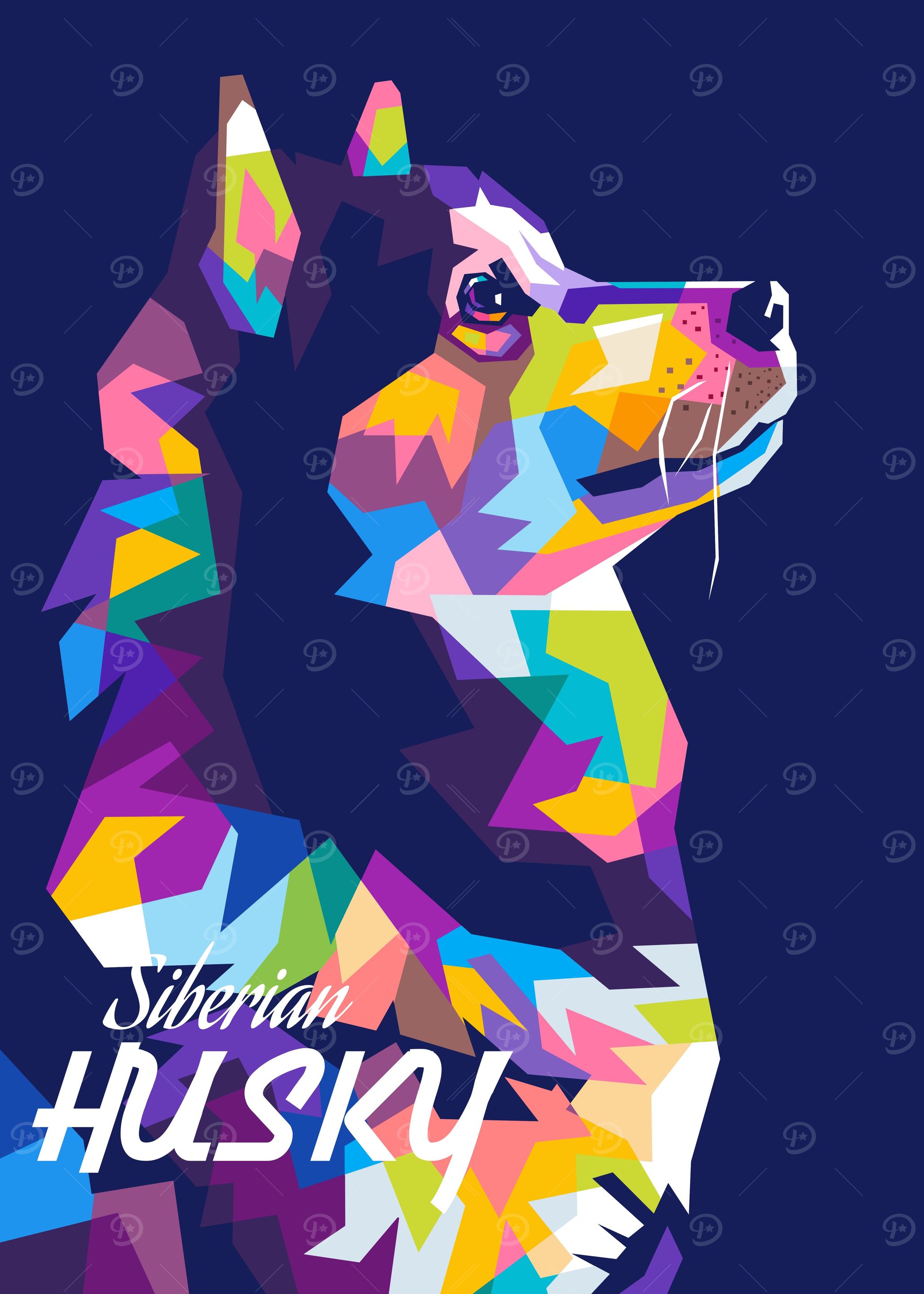 Siberian Husky WPAP