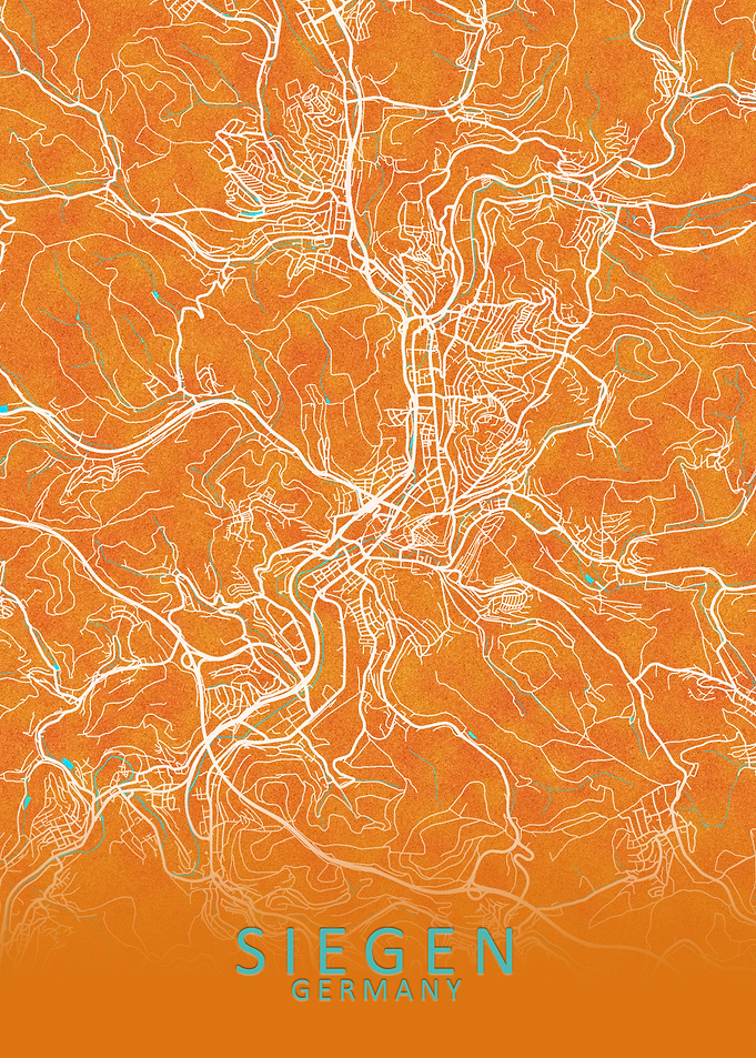 Siegen Germany City Map