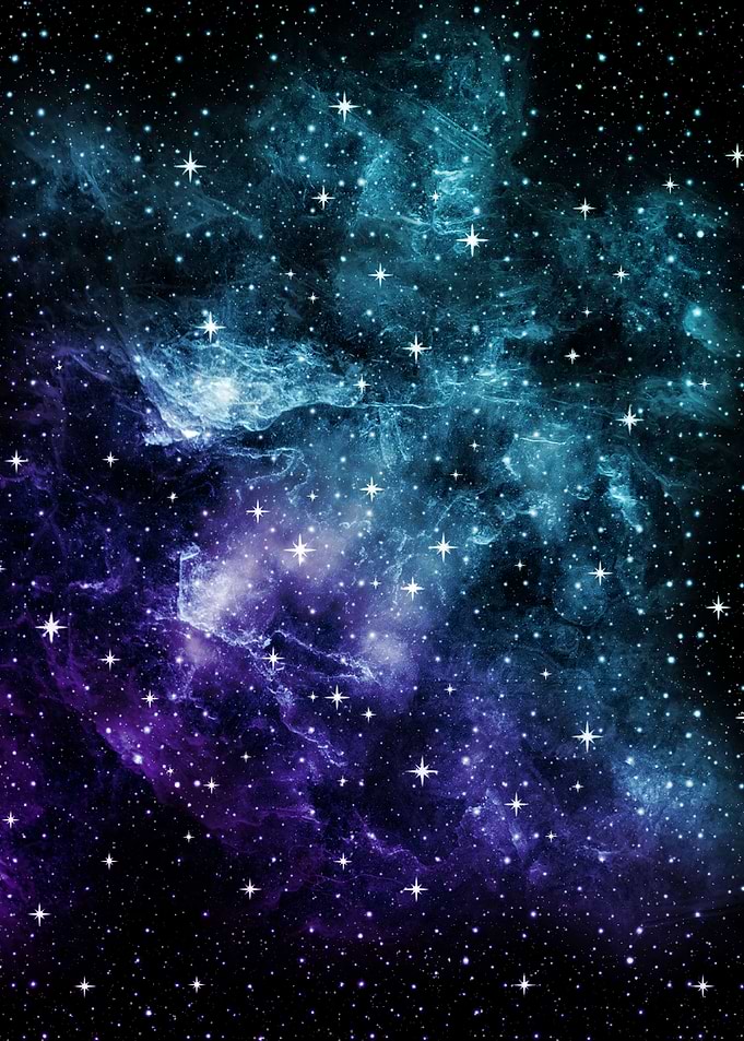 Teal Purple Galaxy 1