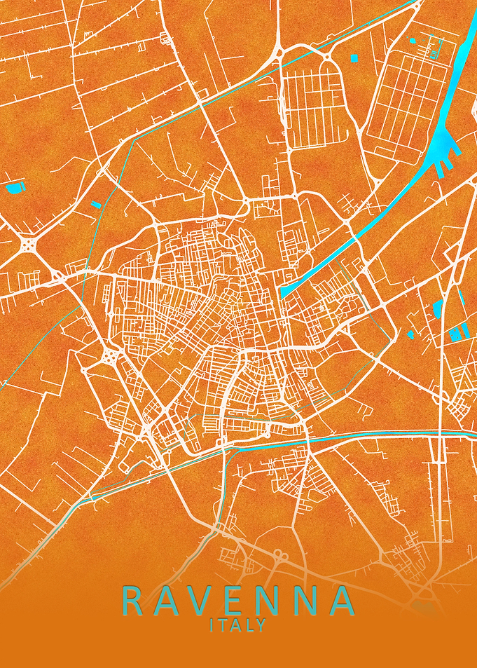 Ravenna Italy City Map