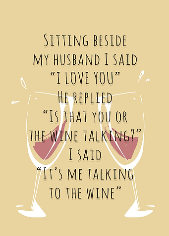 The wine talking