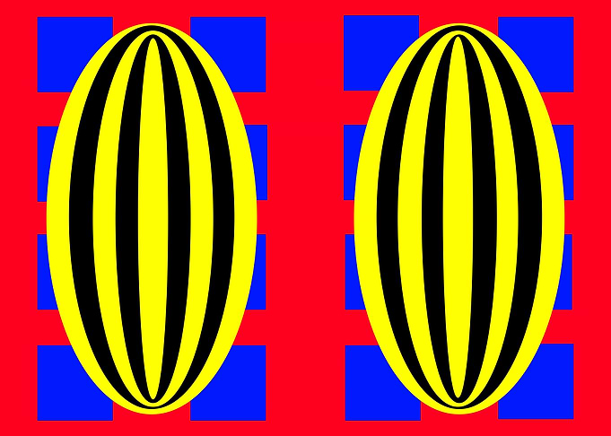 Two Black Elipse
