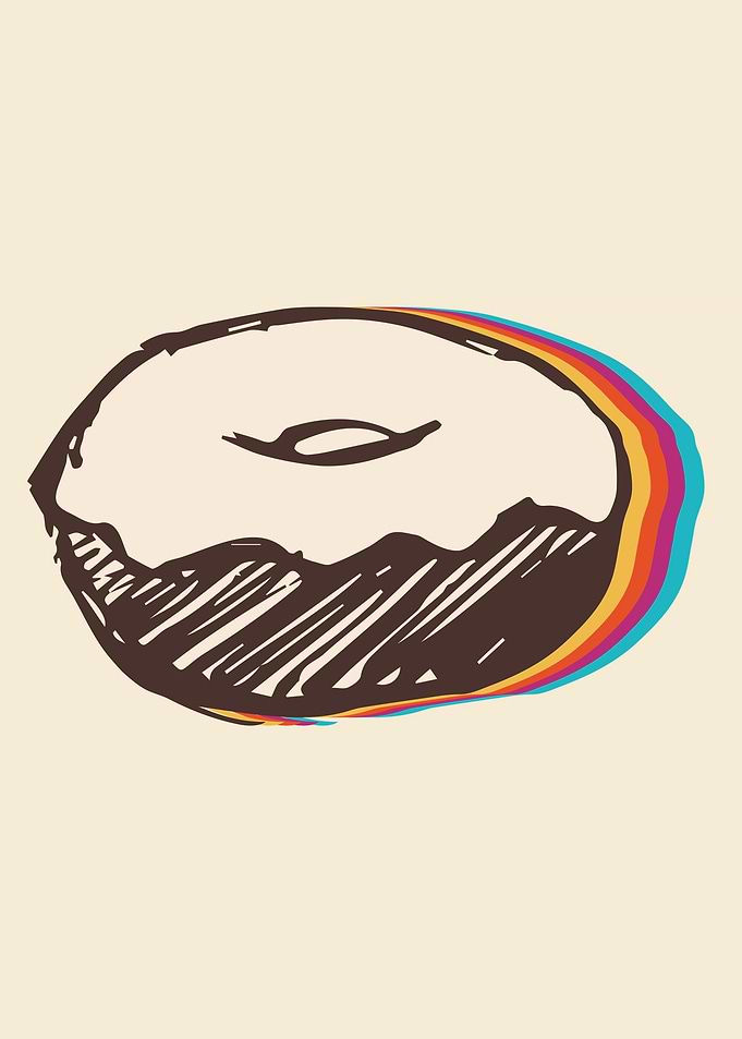 Cute Donut Rainbow 11