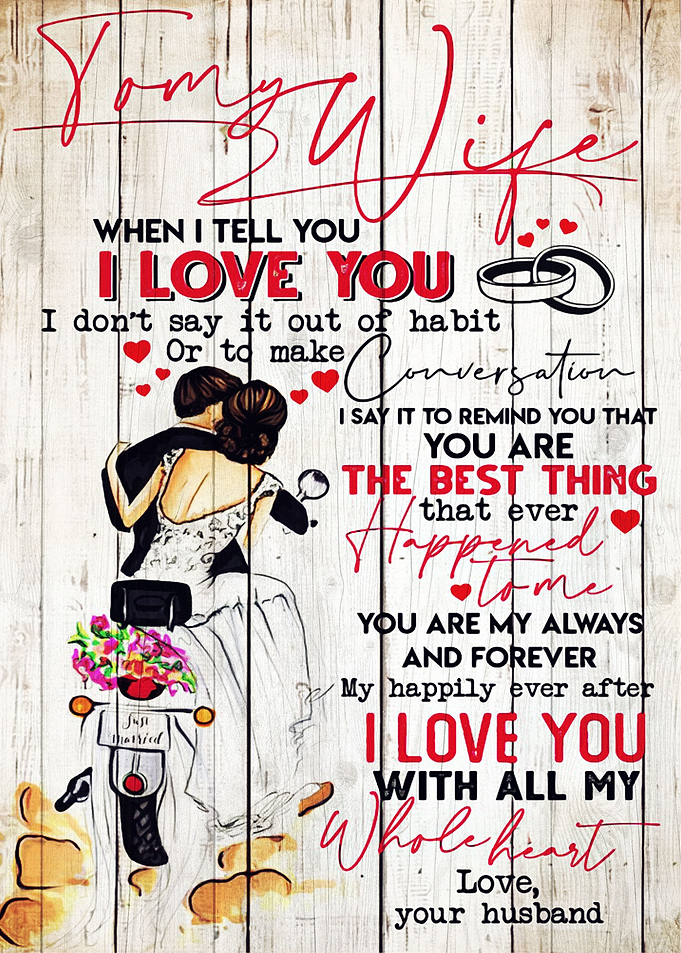 To my Wife