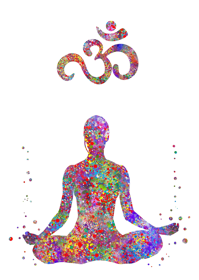 Yoga lady pose