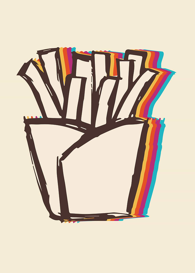 French Fries Rainbow 3
