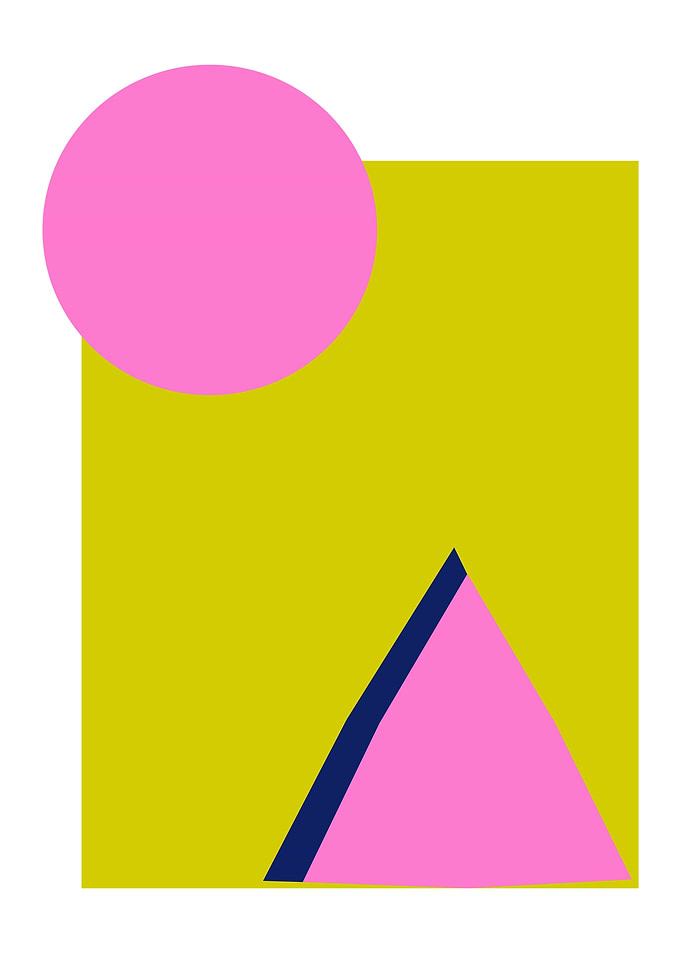 Bright Geometric Shapes