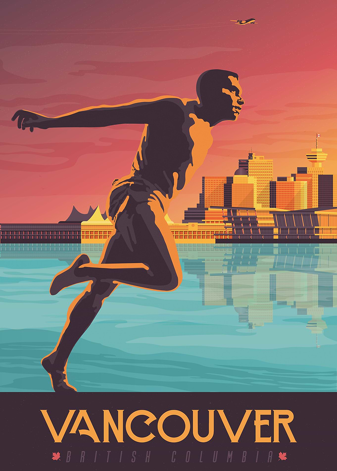 Vancouver Travel Poster