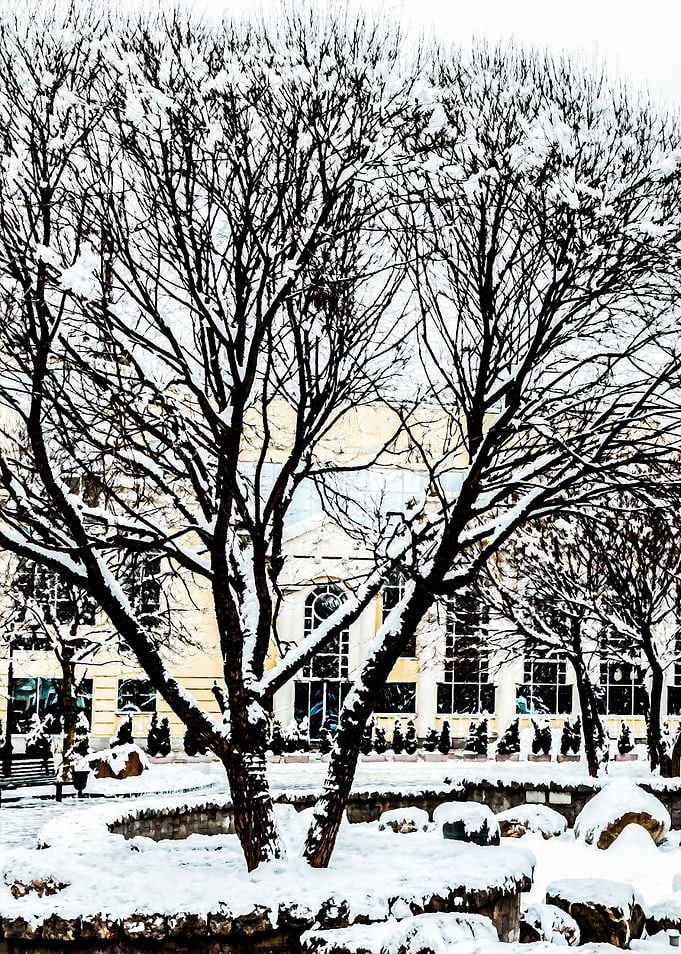 Moscow Street Winter Left