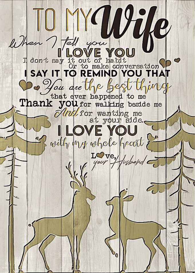 To my Wife
