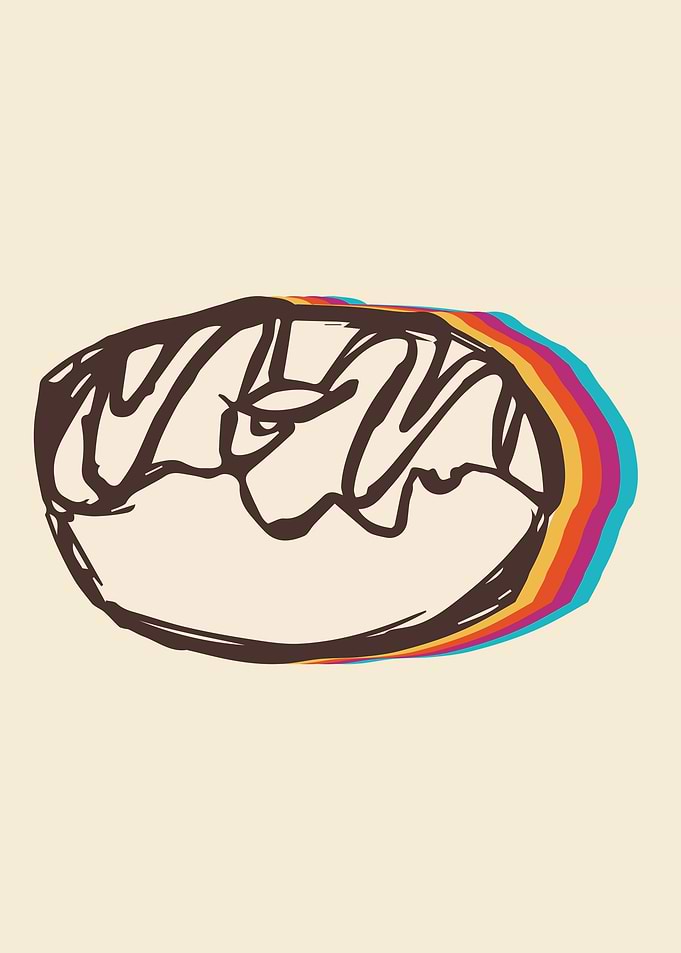 Cute Donut Rainbow 1