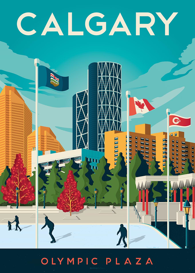 Calgary Travel Poster