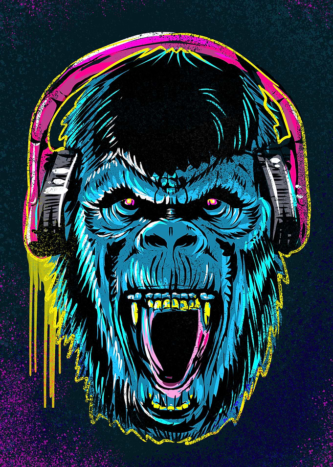 Music Gorilla Monkey