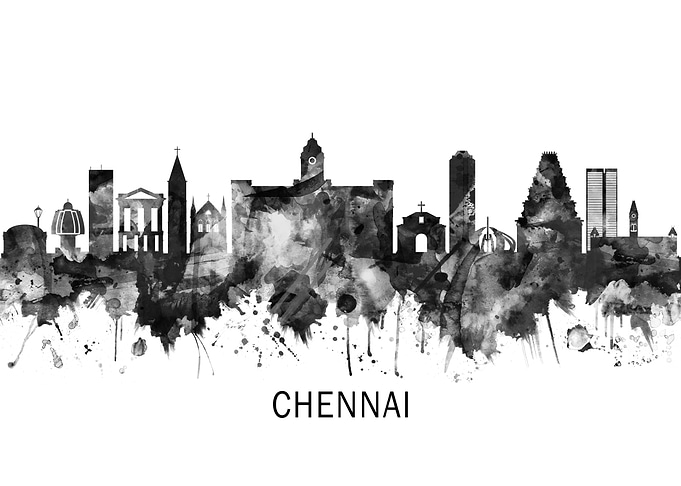 Chennai Tamil Nadu Skyline