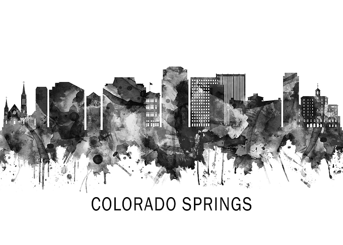 Colorado Springs Skyline