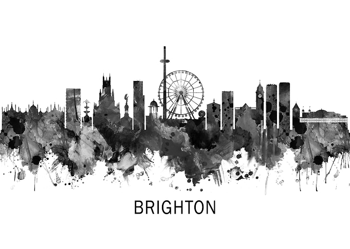 Brighton England Skyline