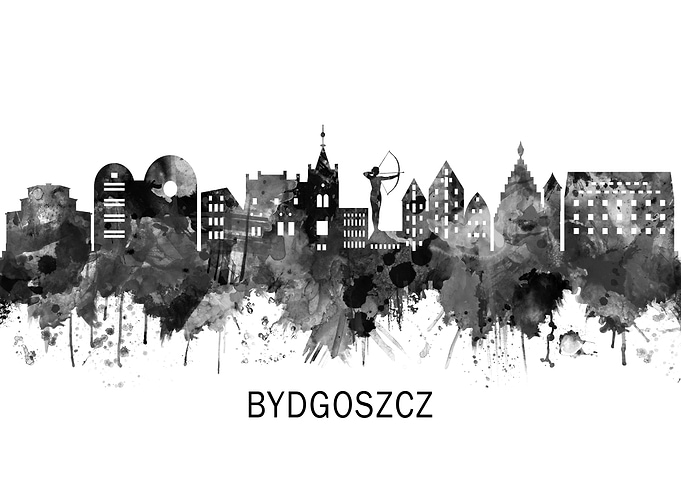 Bydgoszcz Poland Skyline