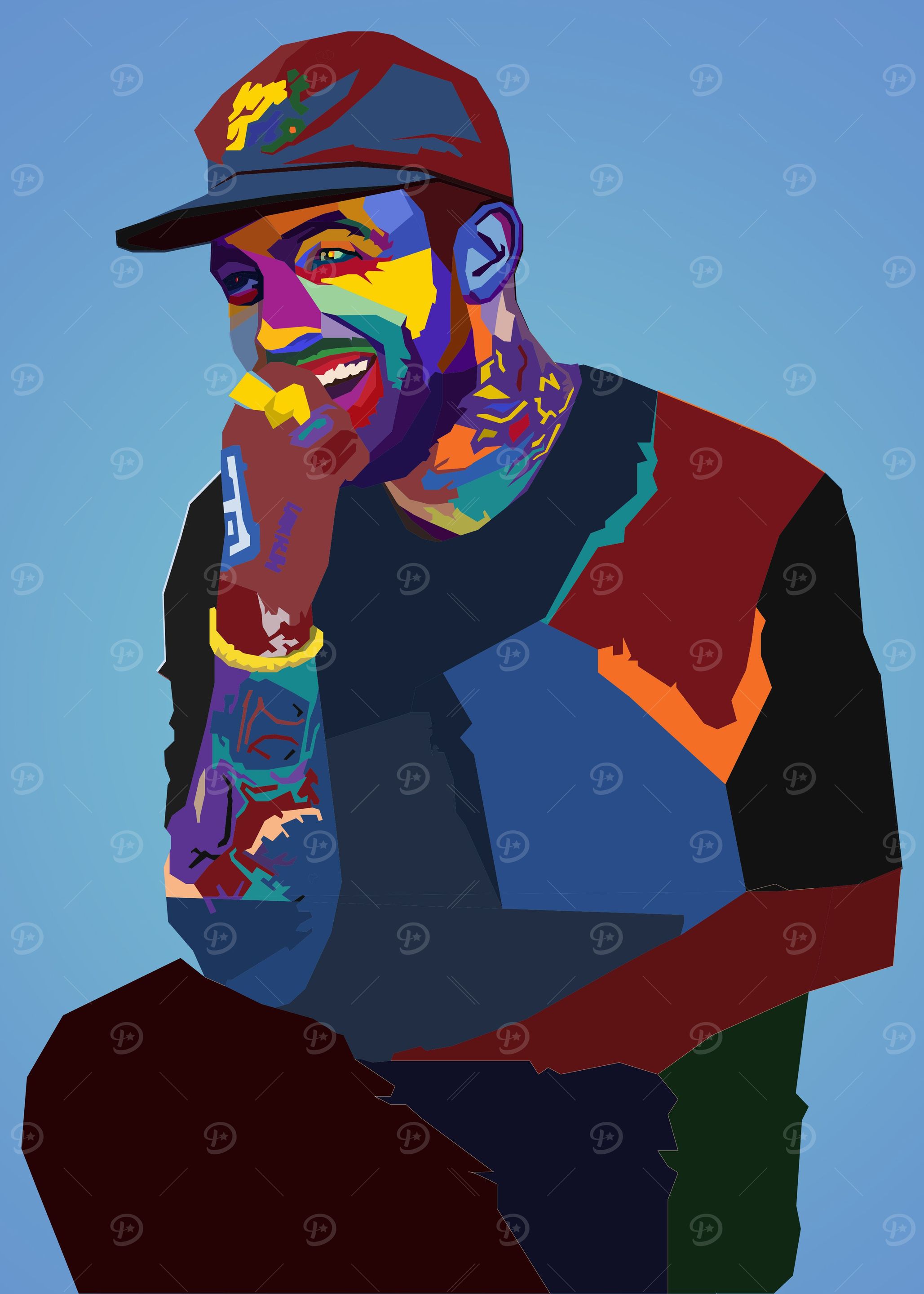 Mac Miller Art Painting
