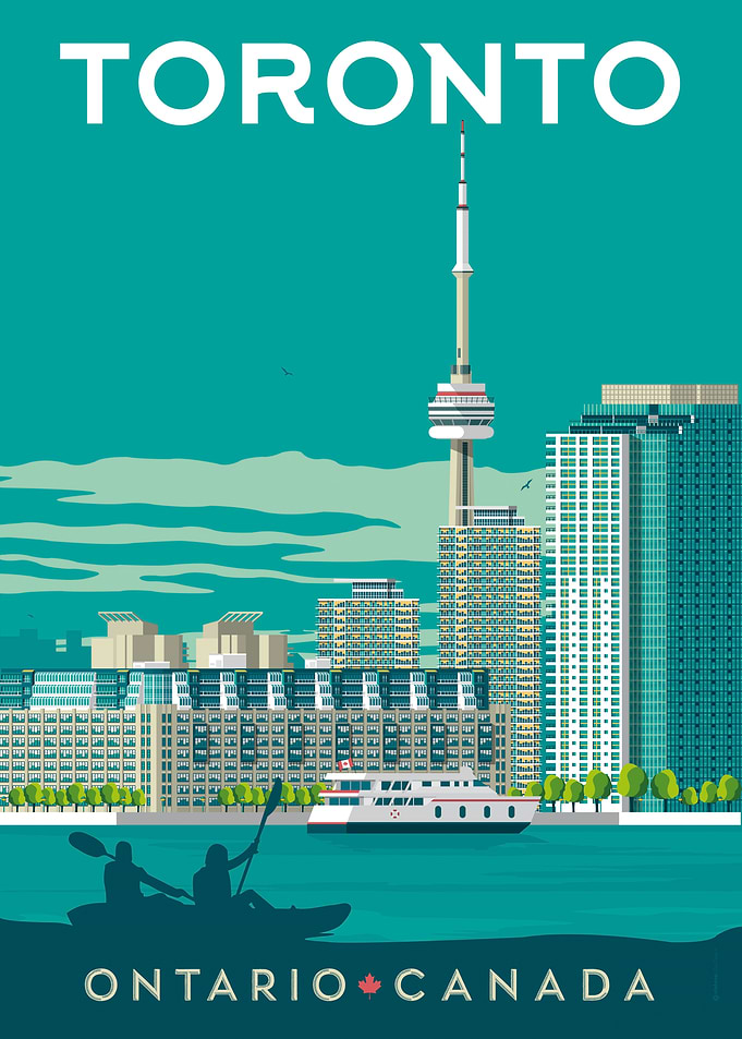 Toronto Travel Poster