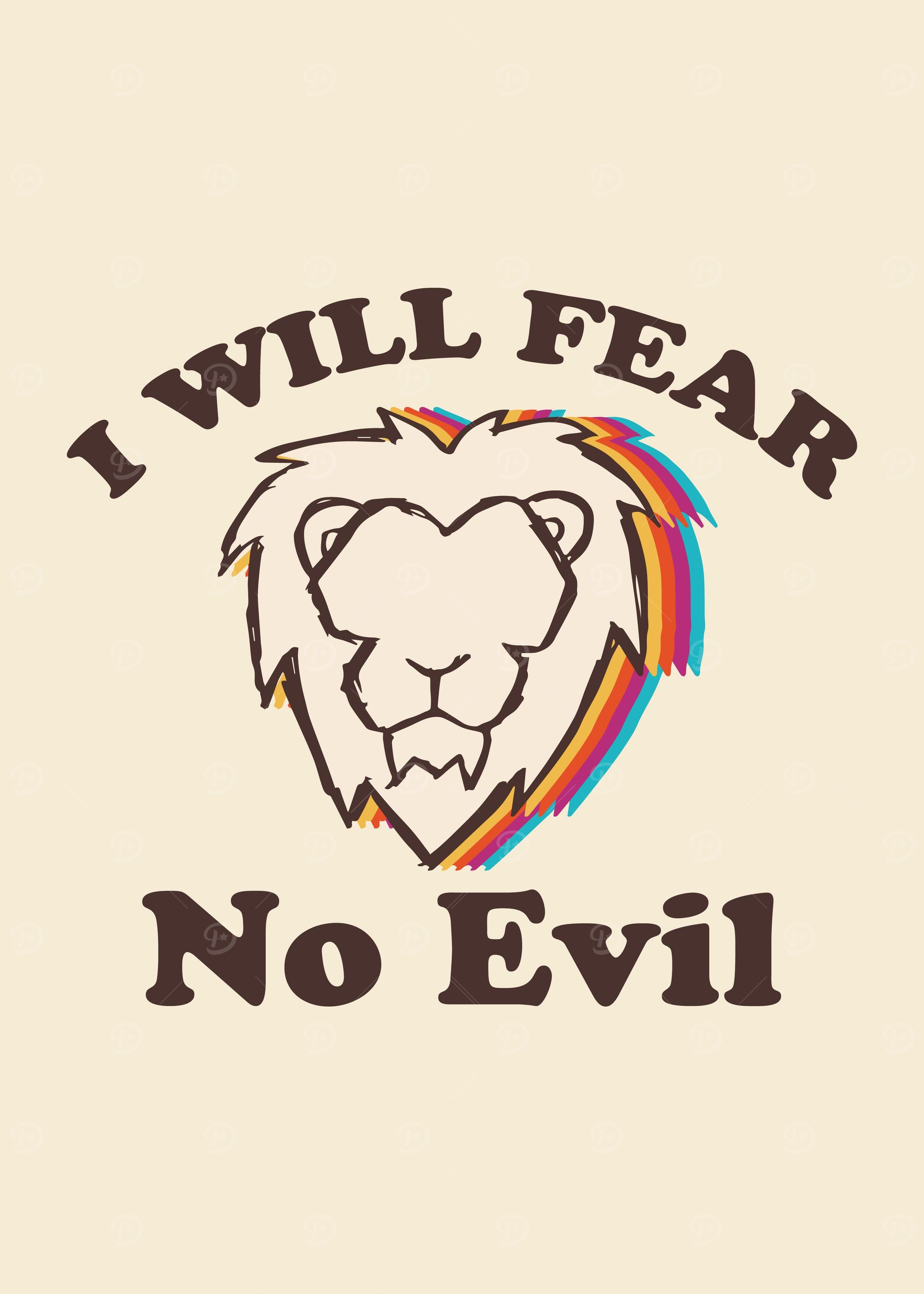 Vintage Lion Rainbow 8