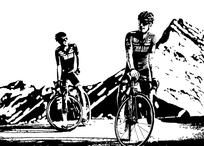 Cycling duo