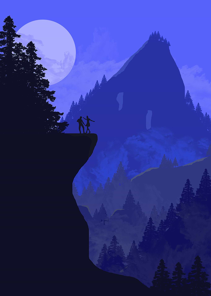 Dacing by the moonlight