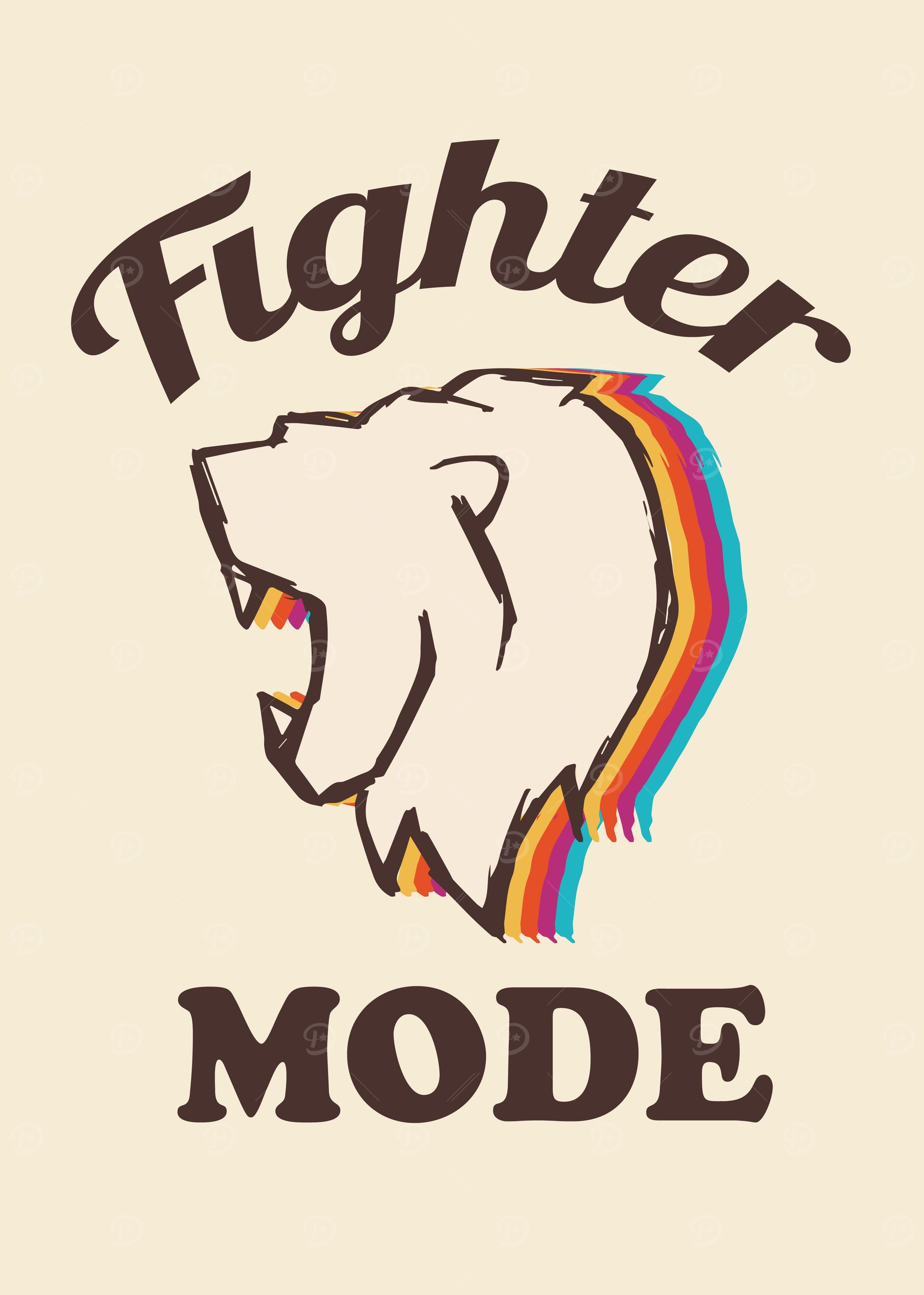 Vintage Lion Rainbow 10