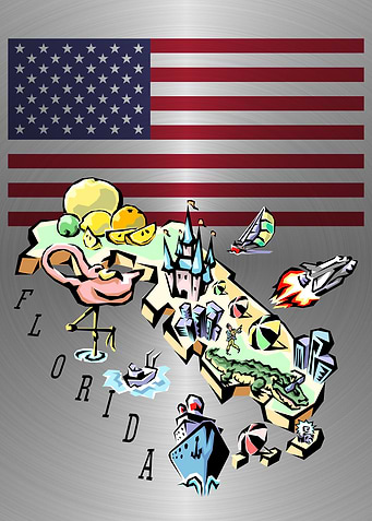 Florida USA Map