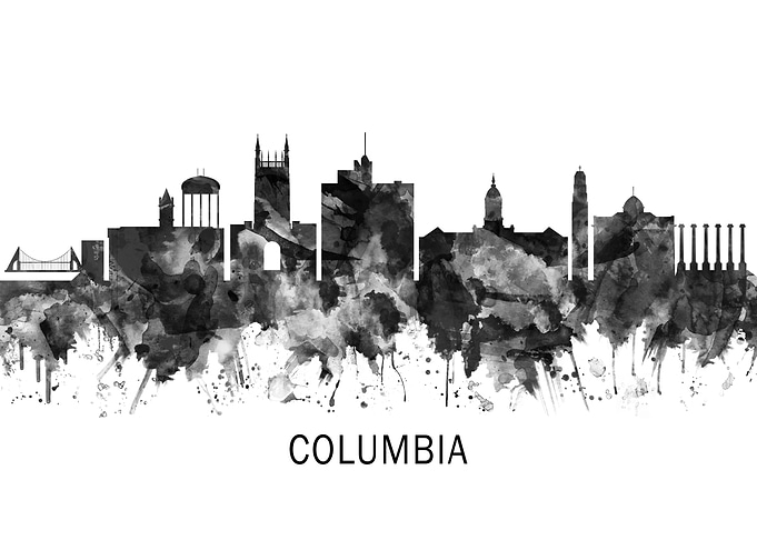 Columbia Missouri Skyline
