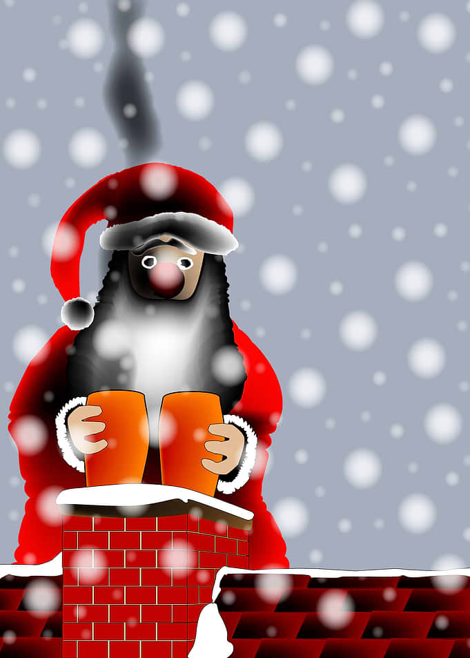 Sooty Santa