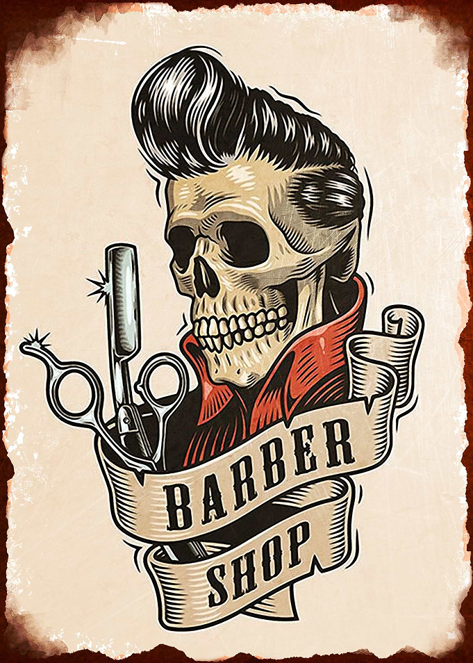 Barbershop Wall Poster