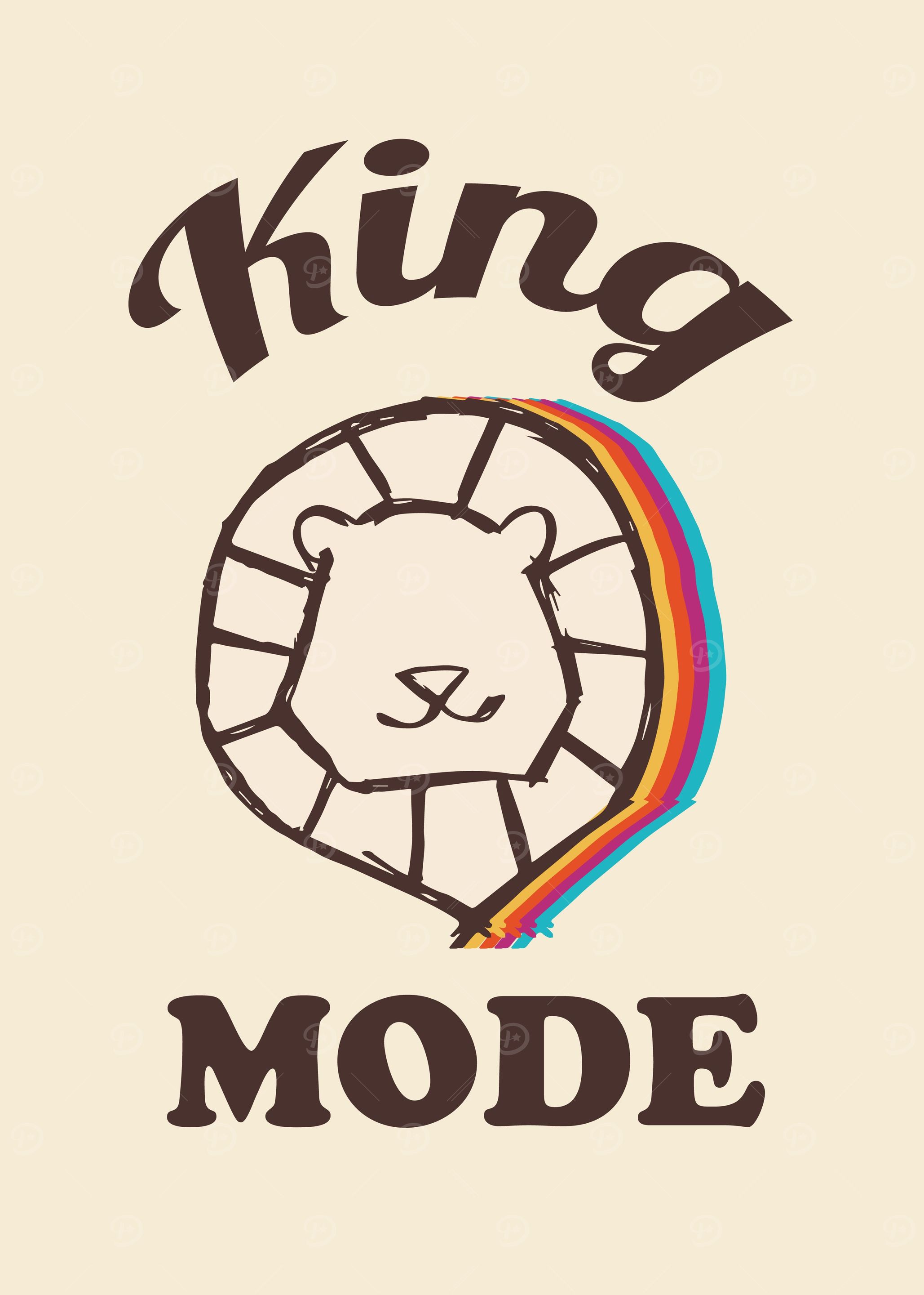 Vintage Lion Rainbow 9