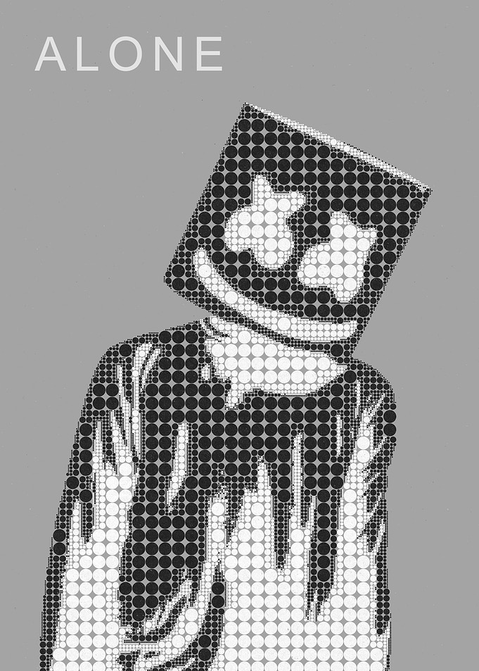 Marshmello in dot style