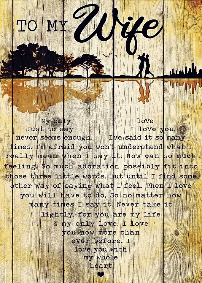 To my Wife