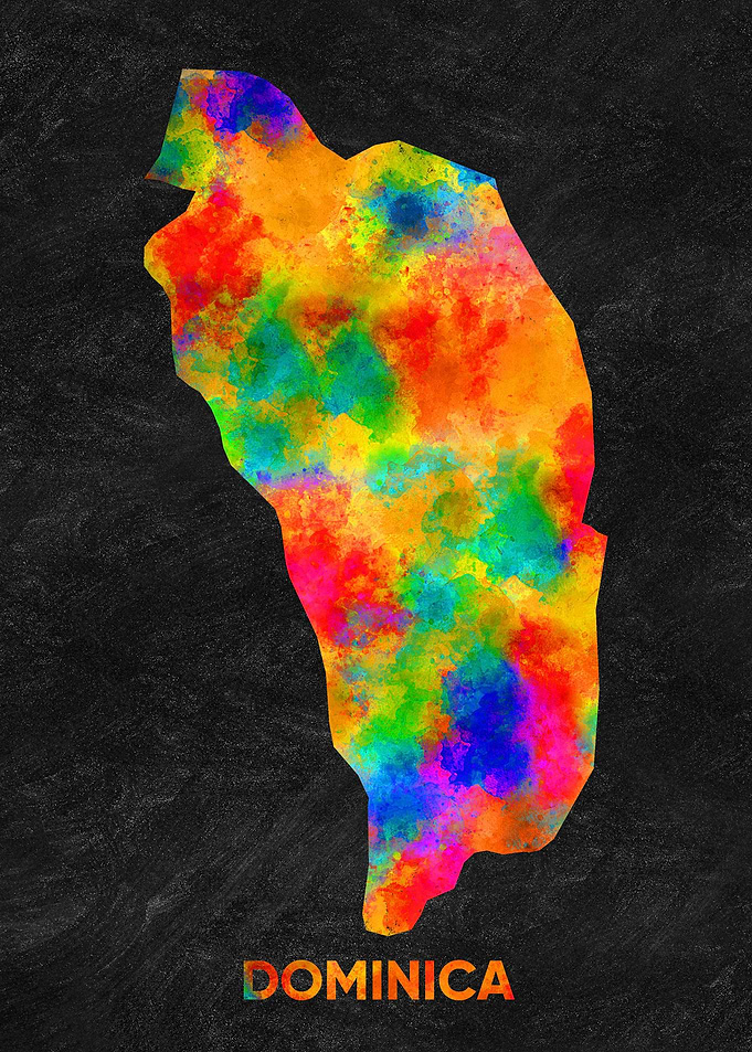 dominica map