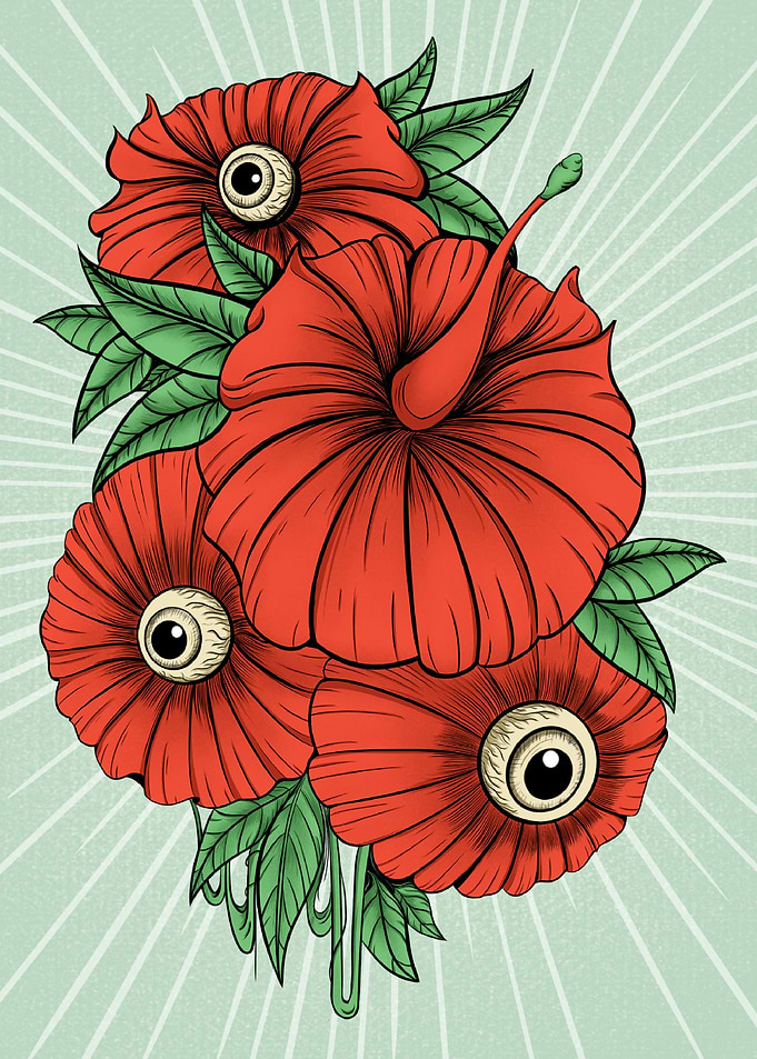 The eyes of flowers